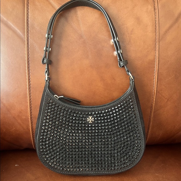Tory Burch Handbags - Tory Burch Black Crystal Women's Bag